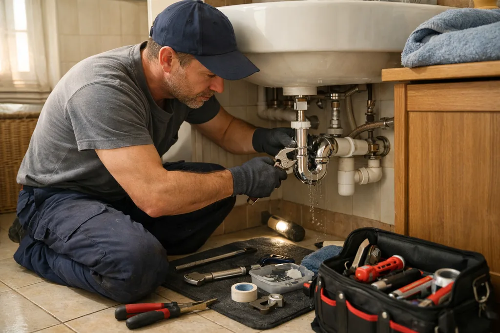 Intervention professionnelle à plombierarnouville